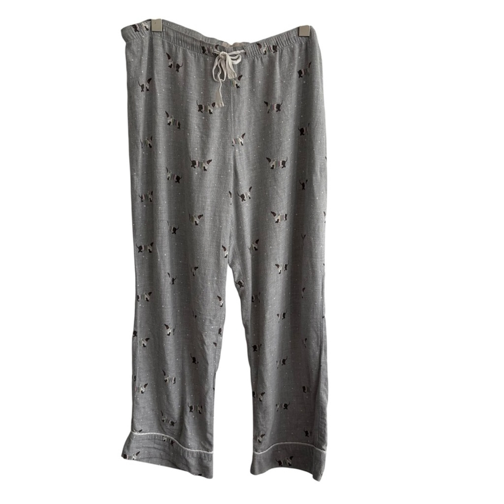 Love by Gap Daschund Novelty Print Christmas Theme Pyjama Pant Sz Large